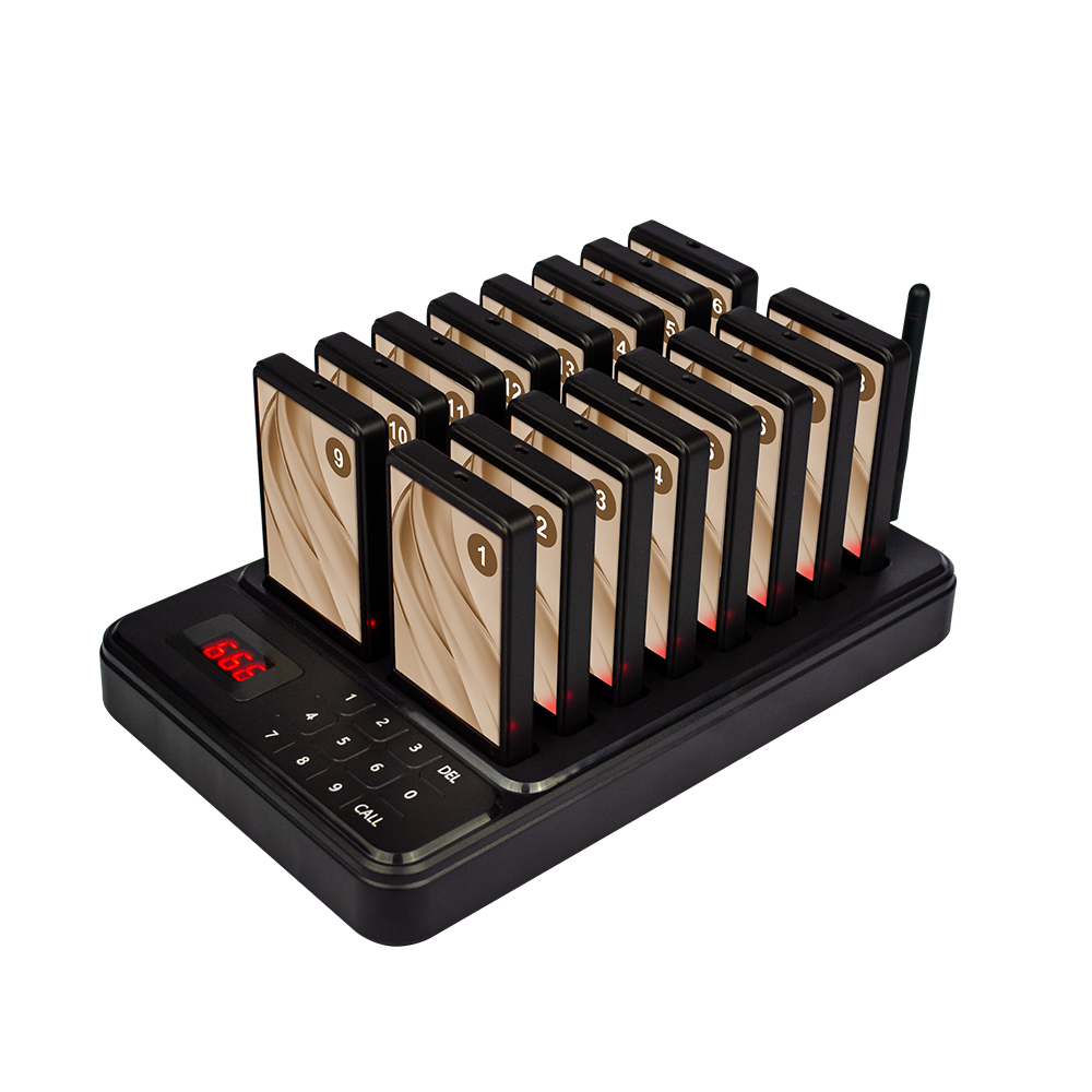 CATEL CTP305 Wireless Pager System/Wireless Paging System with CANCEL Button Wireless Call System for restaurant, hotel, bar, coffee shop, food truck