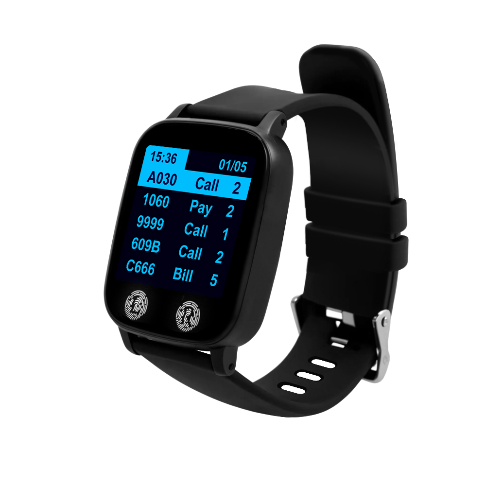 CATEL CTW08 Waterproof Waiter Wrist Watch Pager, Watch Receiver, Restaurant Waiter Call System, Wireless Calling System for Hotel, Cafe, Clinic, Factory, Supermarket